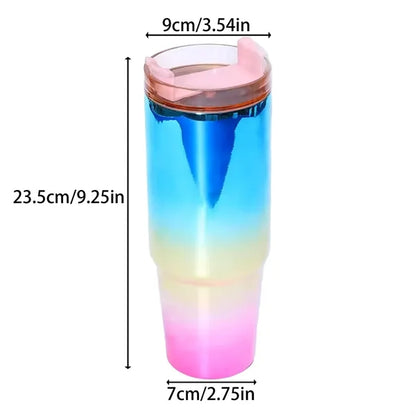 30oz Gradient Electroplating Car Holder Tumbler