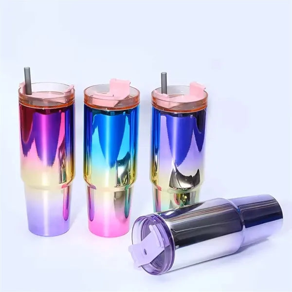 30oz Gradient Electroplating Car Holder Tumbler