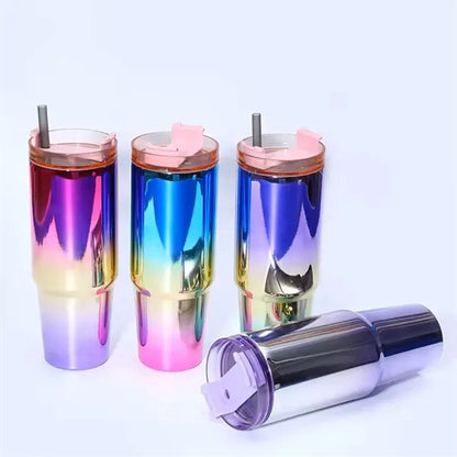 30oz Gradient Electroplating Car Holder Tumbler