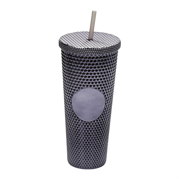 24oz Double Plastic Diamond Crystal Durian Tumbler