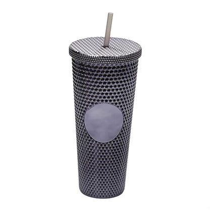 24oz Double Plastic Diamond Crystal Durian Tumbler