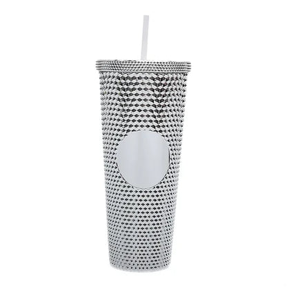 24oz Double Plastic Diamond Crystal Durian Tumbler