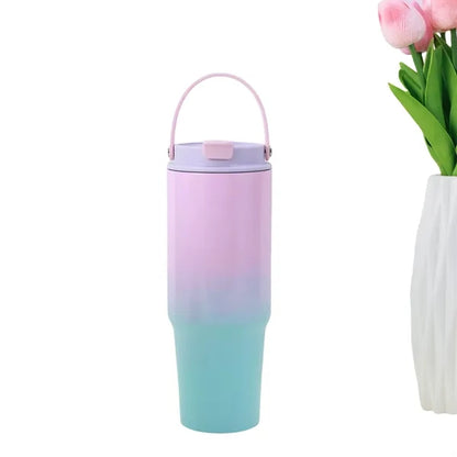 30oz Portable Gradient Accompanying Car Cup