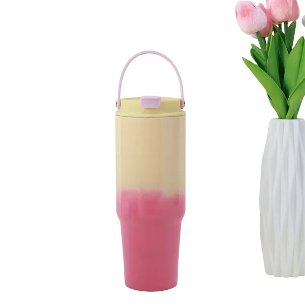 30oz Portable Gradient Accompanying Car Cup