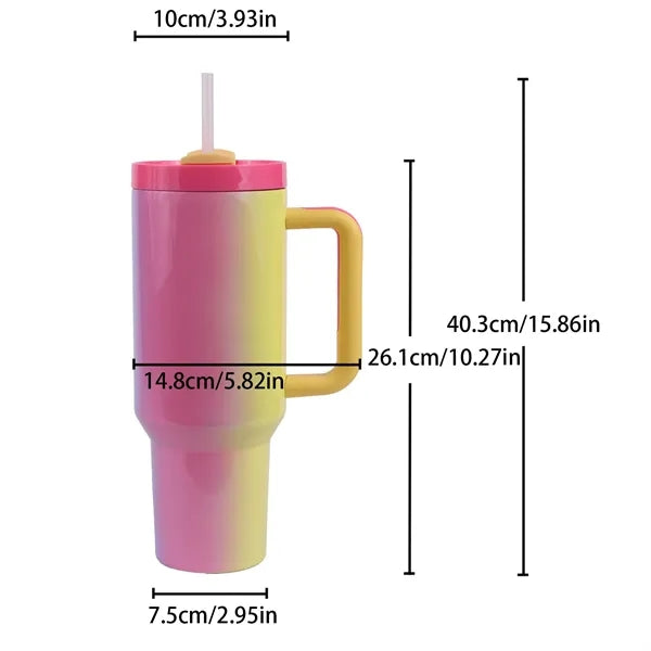 40oz Stainless Steel Tie Dye Travel Mug