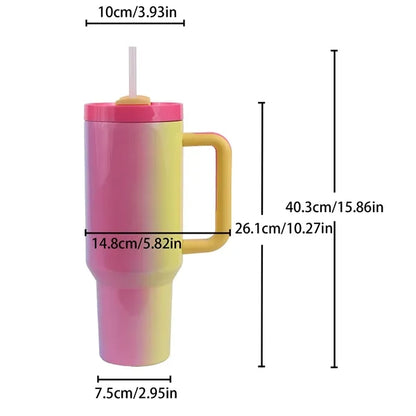 40oz Stainless Steel Tie Dye Travel Mug