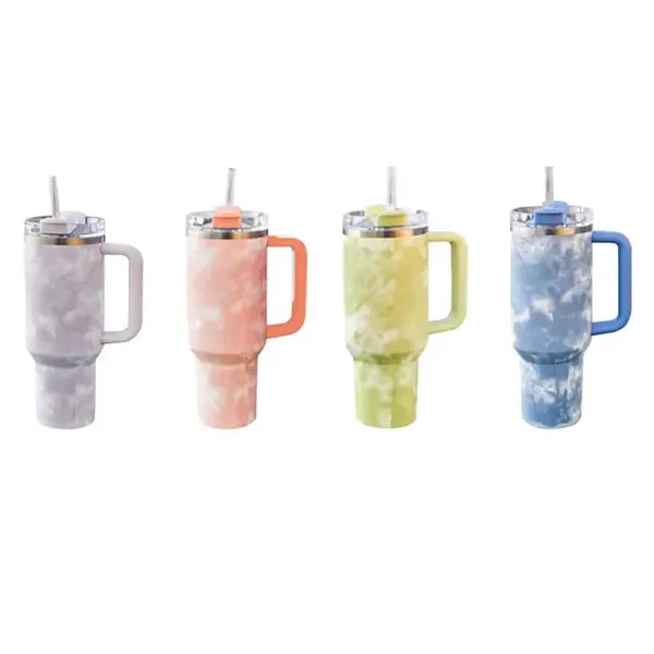 40oz Stainless Steel Tie Dye Travel Mug
