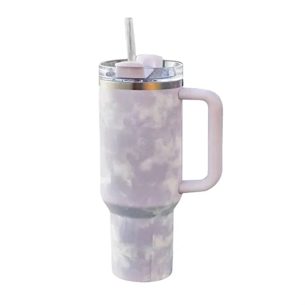 40oz Stainless Steel Tie Dye Travel Mug