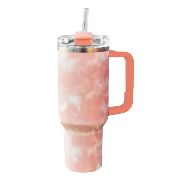 40oz Stainless Steel Tie Dye Travel Mug
