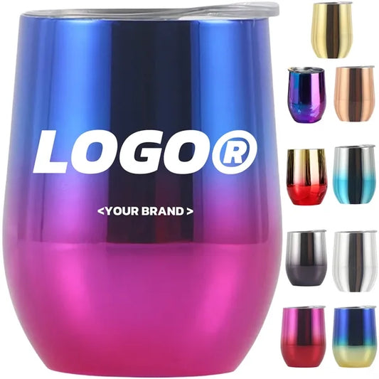 12oz Gradient Ccolor Insulated Wine Cup