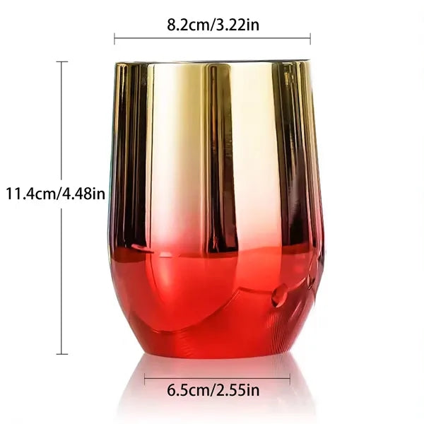 12oz Gradient Ccolor Insulated Wine Cup