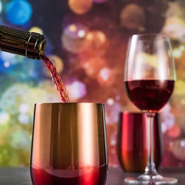 12oz Gradient Ccolor Insulated Wine Cup