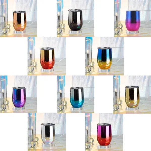 12oz Gradient Ccolor Insulated Wine Cup