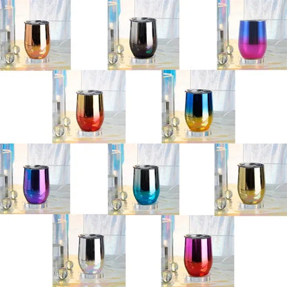 12oz Gradient Ccolor Insulated Wine Cup