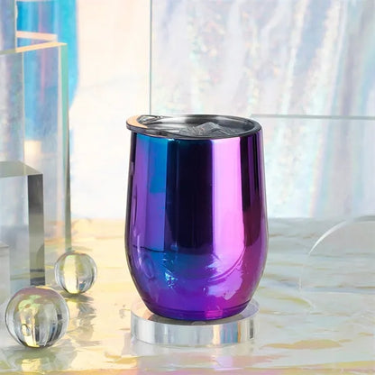 12oz Gradient Ccolor Insulated Wine Cup