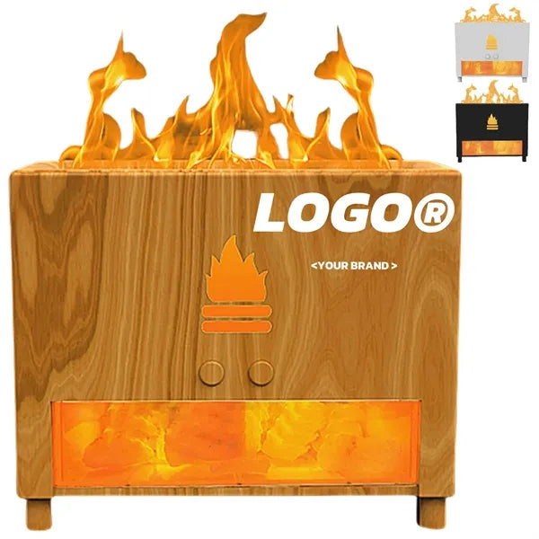 Simulation Wall Flame Wood Grain Fragrance Humidifier