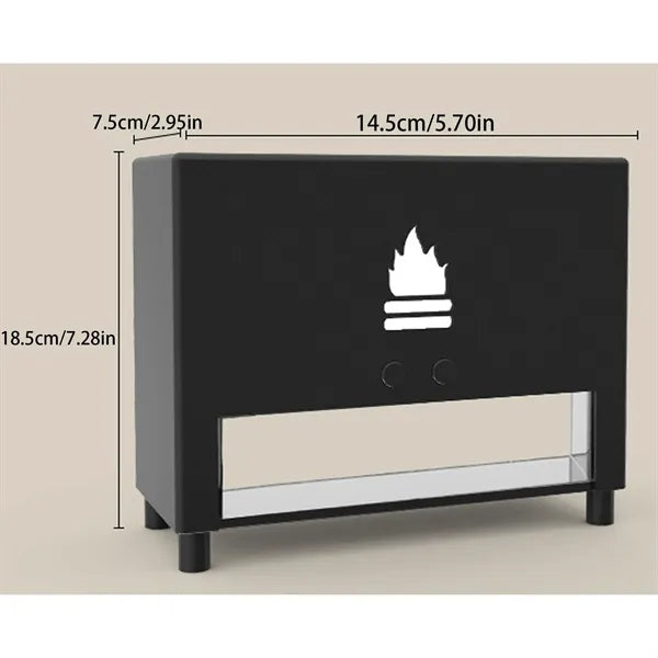Simulation Wall Flame Wood Grain Fragrance Humidifier