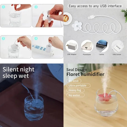 Portable Tankless Floating Flower Humidifier