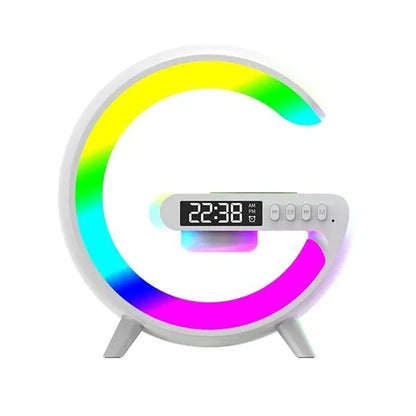 Smart Light Bluetooth Speaker Wireless Charger Alarm Clock