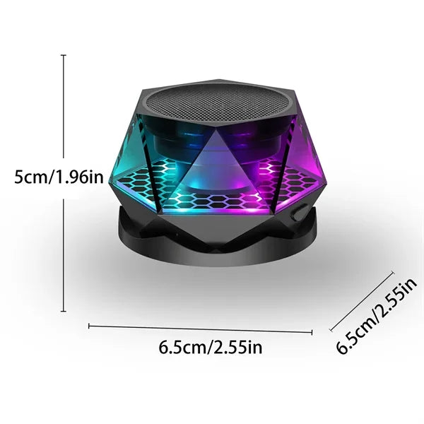 Portable Luminous Magnetic Diamond Bluetooth Speaker