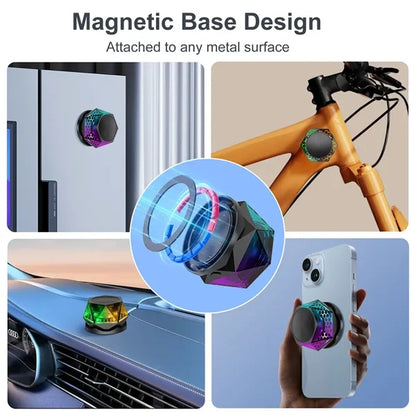 Portable Luminous Magnetic Diamond Bluetooth Speaker