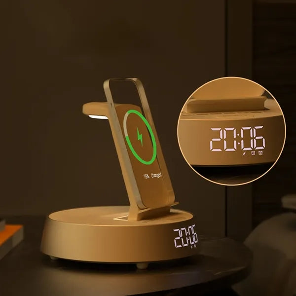 6 in 1 Multifunction Wireless Charging Bluetooth Speaker