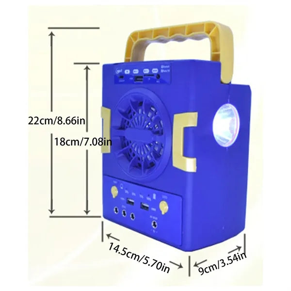 Outdoor Portable Led Solar Camping Light Bluetooth Speaker