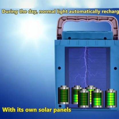 Outdoor Portable Led Solar Camping Light Bluetooth Speaker