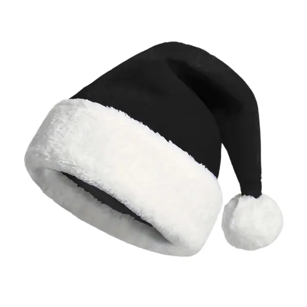 Custom Thickened Christmas Party Colored Santa Hat MOQ50