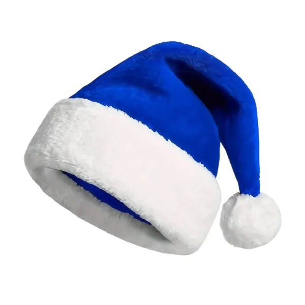 Custom Thickened Christmas Party Colored Santa Hat MOQ50