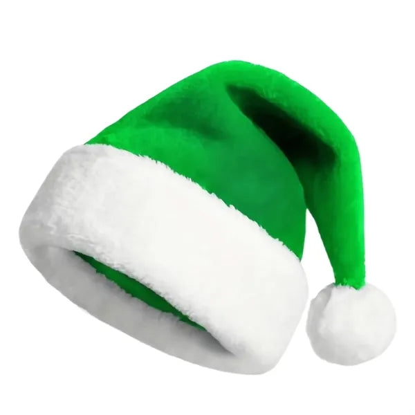 Custom Thickened Christmas Party Colored Santa Hat MOQ50