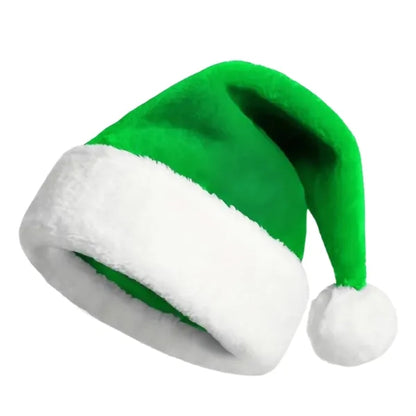 Custom Thickened Christmas Party Colored Santa Hat MOQ50