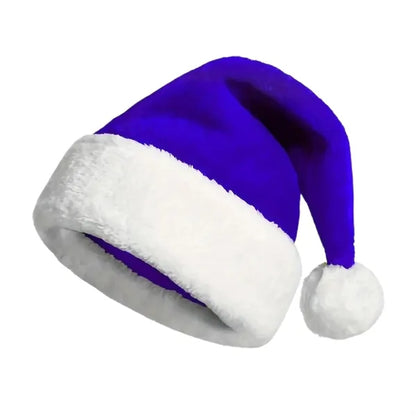 Custom Thickened Christmas Party Colored Santa Hat MOQ50