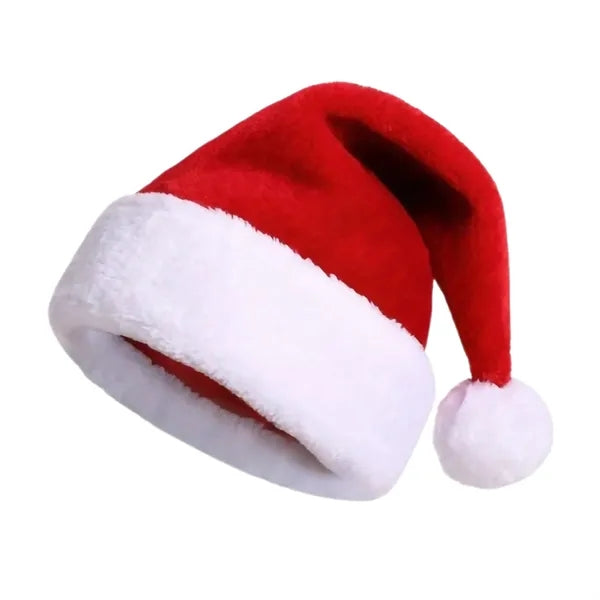 Custom Thickened Christmas Party Colored Santa Hat MOQ50