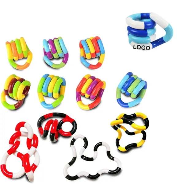 Twisty  Multicolored Quiet Fidget Toys