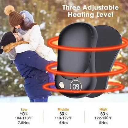 10000mah Rechargeable Hand Warmer Power Bank 2 Packs