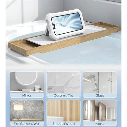 Wall Mounted Waterproof Shower Phone Holder