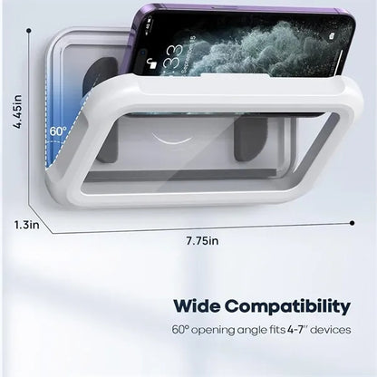 Wall Mounted Waterproof Shower Phone Holder