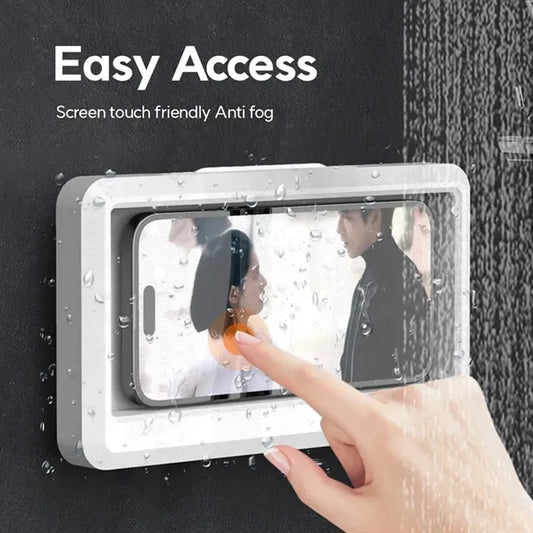 Anti Fog Shower Phone Mount for Bathroom
