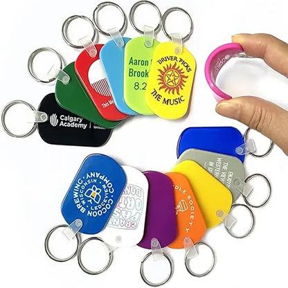 Soft PVC Custom Bulk Keychain Personalized Mini Pet Tag