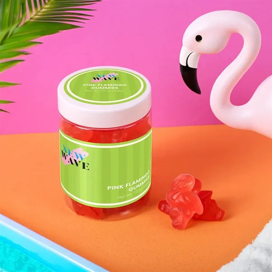 Large Jar Pink Flamingo Gummies