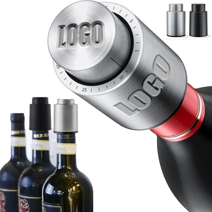 Multi Functional Date Display Push Button Wine Stopper
