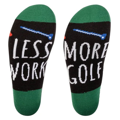 Less Work, More Golf Tritan Bottle Gift Set