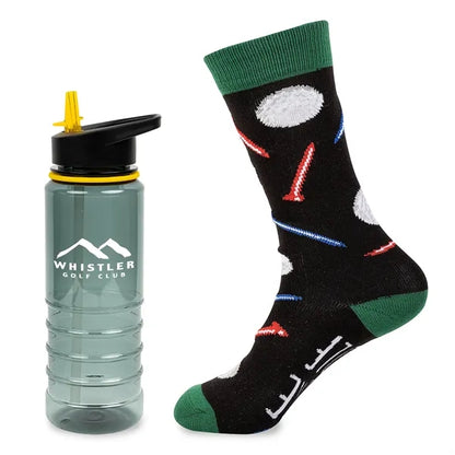 Less Work, More Golf Tritan Bottle Gift Set