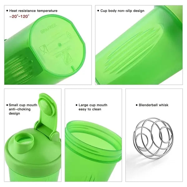 Shaker Bottles for Protein Mixes 20oz