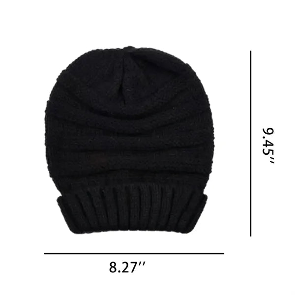 Acrylic Beanie Cozy Versatile Hat Knitted