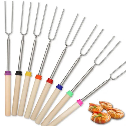 8 pcs Hanging Telescoping Smores Skewers