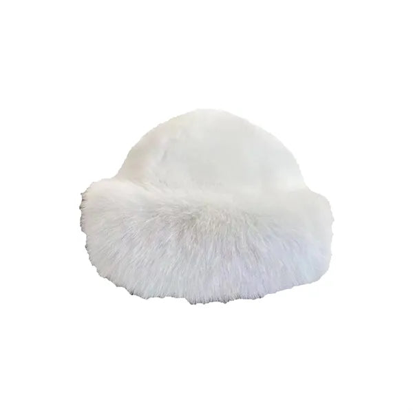 Faux Fur Bucket Hat Fisherman Winter Aussie Cap Mink Furry