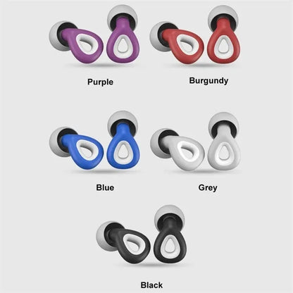 Noise Cancelling Slicone Earplugs Sets