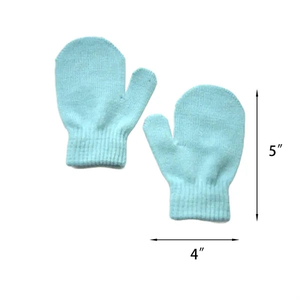 MOQ50 Winter Baby Knitted Mittens
